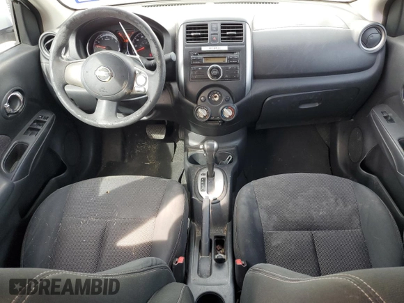 2014 Nissan Versa SV with VIN 3N1CN7AP0EL826895, listed as a Copart auction lot 45021425 with 107,729 mi miles and Salvage Title. Bid and sale history available at DreamBid. Image 8.