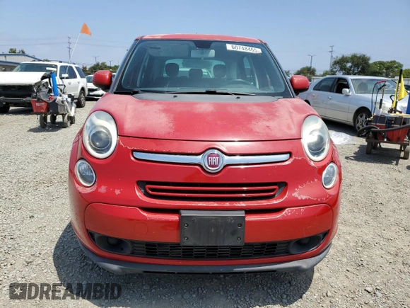 2015 FIAT 500L Easy with VIN ZFBCFABH9FZ030089, listed as a Copart auction lot 60748465 with 120,047 mi miles and Clean title. Bid and sale history available at DreamBid. Image 5.