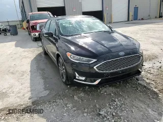 2020 Ford Fusion Titanium with VIN 3FA6P0D90LR192500, listed as a Copart auction lot 53746345 with 135,636 mi miles and Salvage title. Bid and sale history available at DreamBid. Image 13.