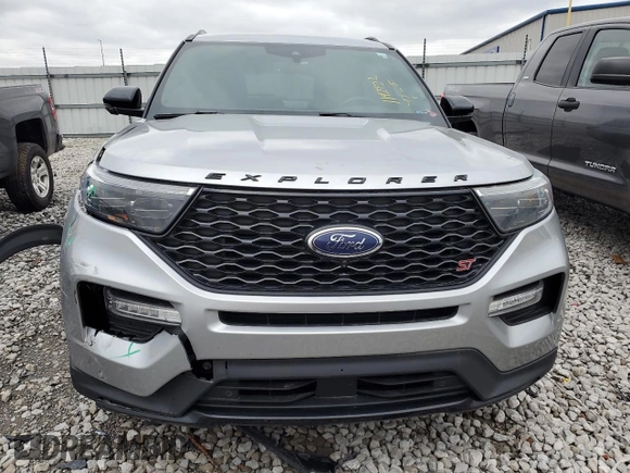 2020 Ford Explorer ST with VIN 1FM5K8GC7LGD16792, listed as a Copart auction lot 53355285 with 47,263 mi miles and Salvage Title. Bid and sale history available at DreamBid. Image 5.