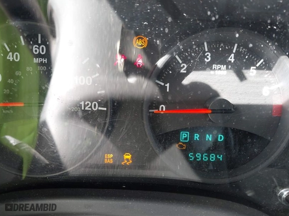 2009 Jeep Patriot Sport with VIN 1J4FT28B39D158917, listed as a IAAI auction lot 41727265 with 59,684 mi miles. Bid and sale history available at carsss.com. Image 7.