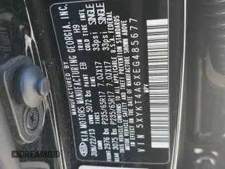 2014 Kia Sorento LX с VIN 5XYKT4A6XEG485677, выставлен на аукционе Copart как лот 75011634 с пробегом 207 802 миль миль и Чистый • Clean title. История ставок и продаж доступна на DreamBid. Изображение 14.