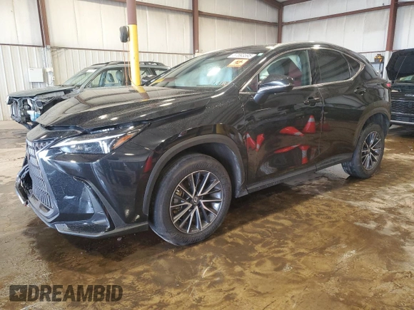 2022 Lexus NX 350h Premium with VIN 2T2GKCEZ8NC006932, listed as a Copart auction lot 57893595 with 47,342 mi miles and Salvage title. Bid and sale history available at DreamBid. Image 1.