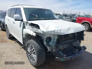 2023 Nissan Armada SL z VIN JN8AY2BA5P9405540, wystawiony jako IAAI lot #41803886 z przebiegiem 50 740 mil mil oraz . Historia ofert i sprzedaży dostępna na DreamBid. Obrazek 1.
