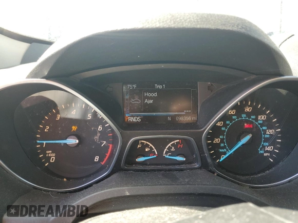 2016 Ford Escape SE with VIN 1FMCU0GX4GUB73636, listed as a Copart auction lot 53981475 with 98,356 mi miles and Clean Title. Bid and sale history available at carsss.com. Image 9.