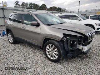 2017 Jeep Cherokee Limited with VIN 1C4PJLDS3HW573539, listed as a Copart auction lot 47948355 with 71,075 mi miles and Salvage Title. Bid and sale history available at carsss.com. Image 4.