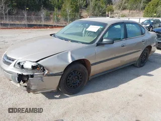 2003 Chevrolet Impala with VIN 2G1WF52E639434294, listed as a IAAI auction lot 41903249 with 167,947 mi miles and . Bid and sale history available at DreamBid. Image 2.