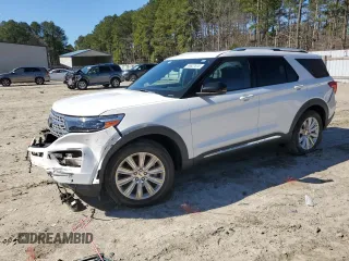 2020 Ford Explorer Limited with VIN 1FMSK8FH5LGC24015, listed as a Copart auction lot 49627615 with 40,729 mi miles and Salvage Title. Bid and sale history available at carsss.com. Image 1.