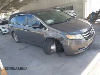 2016 Honda Odyssey EX-L with VIN 5FNRL5H69GB043574, listed as a IAAI auction lot 42166972 with 116,240 mi miles and . Bid and sale history available at carsss.com. Image 1.