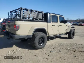 2022 Jeep Gladiator Willys with VIN 1C6HJTAG8NL170875, listed as a Copart auction lot 42949515 with 27,770 mi miles and Salvage title. Bid and sale history available at DreamBid. Image 3.