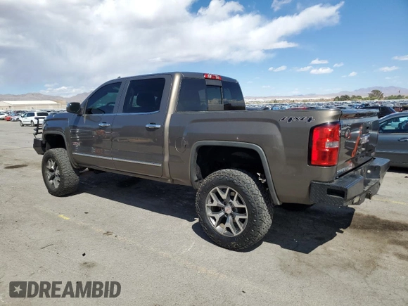2015 GMC Sierra 1500 SLT with VIN 3GTU2VEC0FG106920, listed as a Copart auction lot 51511915 with 71,658 mi miles and Salvage Title. Bid and sale history available at DreamBid. Image 2.