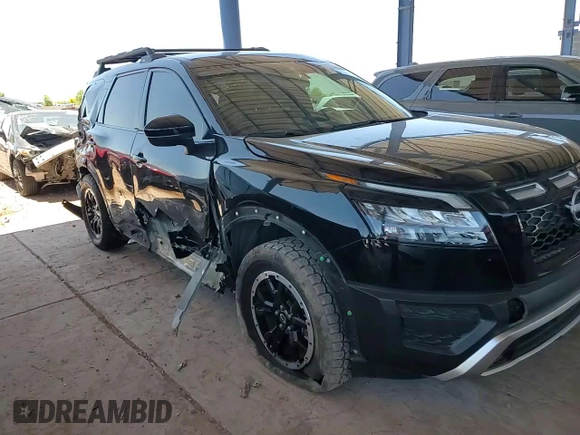 2023 Nissan Pathfinder Rock Creek with VIN 5N1DR3BD7PC270016, listed as a Copart auction lot 54060615 with 32,119 mi miles and Salvage title. Bid and sale history available at DreamBid. Image 14.