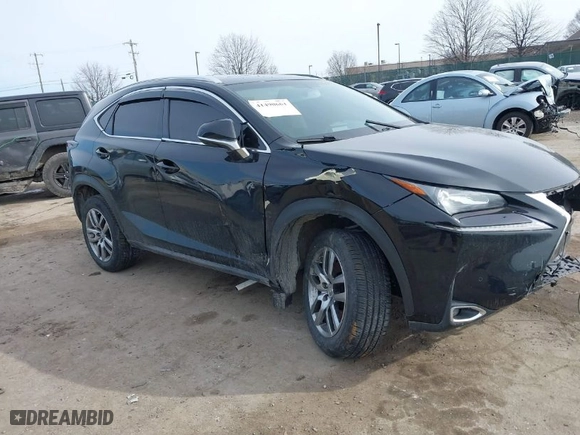 2015 Lexus NX 200t with VIN JTJBARBZ8F2042044, listed as a IAAI auction lot 41490661 with 110,793 mi miles. Bid and sale history available at carsss.com. Image 1.