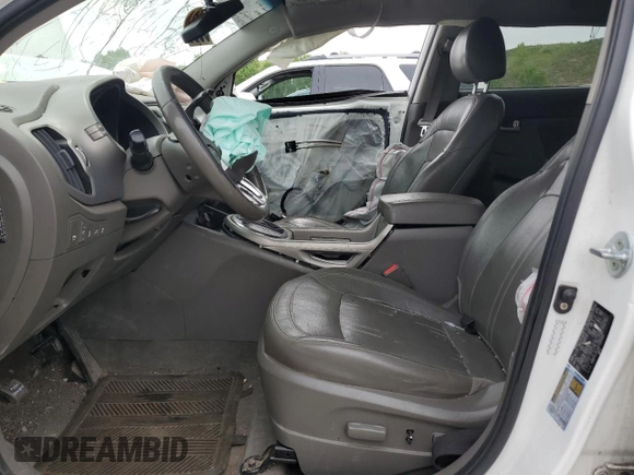 2013 Kia Sportage EX with VIN KNDPCCA29D7539463, listed as a Copart auction lot 58605095 with 143,533 mi miles and Salvage title. Bid and sale history available at DreamBid. Image 7.