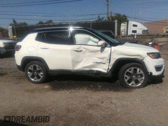 2020 Jeep Compass Limited with VIN 3C4NJDCB6LT234125, listed as a IAAI auction lot 40503327 with 35,535 mi miles and . Bid and sale history available at DreamBid. Image 14.