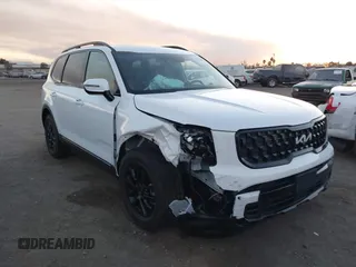 2024 Kia Telluride SX Prestige X-Pro with VIN 5XYP5DGC5RG481698, listed as a IAAI auction lot 41413220 with 9,049 mi miles and . Bid and sale history available at DreamBid. Image 6.