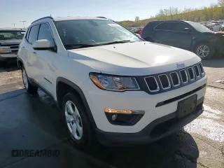 2018 Jeep Compass Latitude z VIN 3C4NJDBB8JT245898, wystawiony jako Copart lot #54578425 z przebiegiem 115 236 mil mil oraz Szkoda całkowita • Salvage title. Historia ofert i sprzedaży dostępna na DreamBid. Obrazek 15.