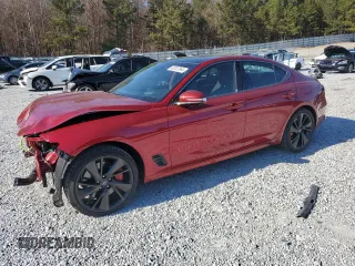 2023 Genesis G70 3.3T with VIN KMTG54TE4PU113825, listed as a Copart auction lot 83207564 with 10,123 mi miles and Salvage Title. Bid and sale history available at carsss.com. Image 1.