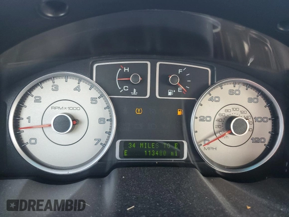2008 Ford Taurus Limited with VIN 1FAHP25W38G186262, listed as a Copart auction lot 44364075 with 113,480 mi miles and Salvage Title. Bid and sale history available at DreamBid. Image 9.