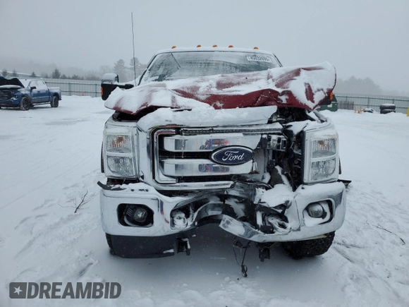 2015 Ford Super Duty F-250 SRW Lariat with VIN 1FT7W2B60FEC94554, listed as a Copart auction lot 45032695 with 0 mi miles and Salvage Title. Bid and sale history available at carsss.com. Image 5.