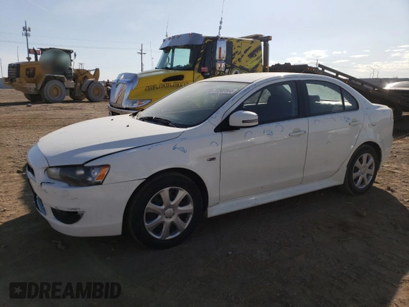 2015 Mitsubishi Lancer ES with VIN JA32U2FU7FU014836, listed as a Copart auction lot 77202064 with 122,576 mi miles and Salvage Title. Bid and sale history available at carsss.com. Image 1.