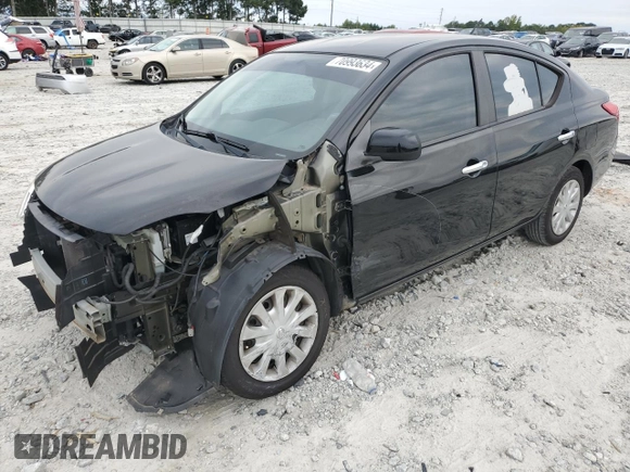 2012 Nissan Versa SV with VIN 3N1CN7AP0CL856430, listed as a Copart auction lot 70993634 with 97,853 mi miles and Salvage Title. Bid and sale history available at carsss.com. Image 1.