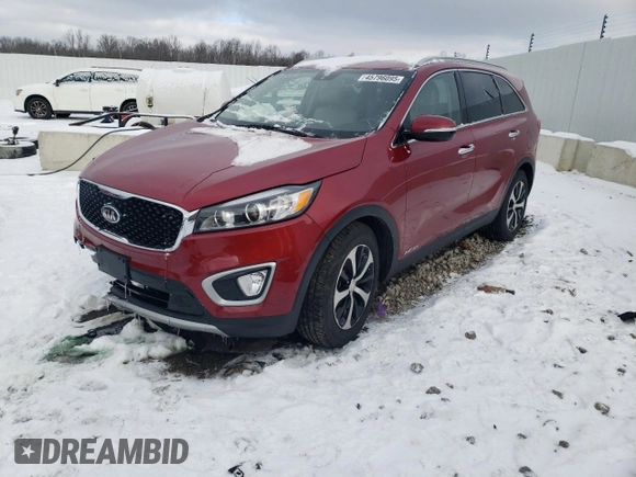 2018 Kia Sorento EX with VIN 5XYPHDA5XJG412494, listed as a Copart auction lot 45796095 with 86,049 mi miles and Salvage Title. Bid and sale history available at carsss.com. Image 1.
