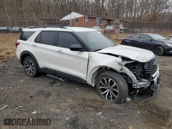 2022 Ford Explorer ST-Line с VIN 1FMSK8KH6NGB68014, выставлен на аукционе Copart как лот 57869785 с пробегом 69 076 миль миль и Списание • Salvage title. История ставок и продаж доступна на DreamBid. Изображение 4.