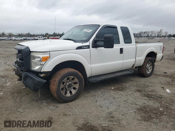 2013 Ford F-250 XL with VIN 1FT7X2B62DEB20592, listed as a Copart auction lot 51535495 with 390,072 mi miles and Salvage Title. Bid and sale history available at DreamBid. Image 1.
