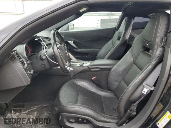 2019 Chevrolet Corvette Z06 2LZ with VIN 1G1YS2D68K5605471, listed as a Copart auction lot 84206164 with 87,844 mi miles and Salvage Title. Bid and sale history available at carsss.com. Image 7.