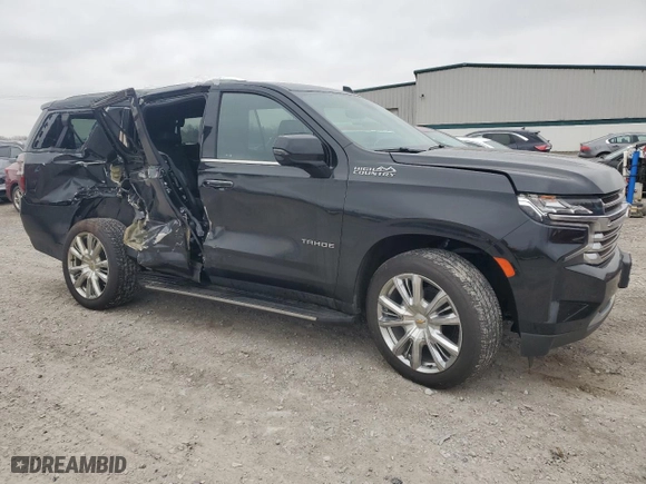 2023 Chevrolet Tahoe High Country with VIN 1GNSKTKL8PR342045, listed as a Copart auction lot 81035624 with 32,790 mi miles and Salvage Title. Bid and sale history available at carsss.com. Image 4.