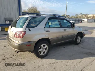 2000 Lexus RX 300 with VIN JT6GF10U2Y0070284, listed as a Copart auction lot 45572985 with 239,400 mi miles and Salvage Title. Bid and sale history available at DreamBid. Image 3.