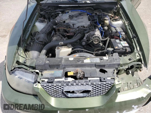 2004 Ford Mustang Deluxe with VIN 1FAFP44694F133635, listed as a Copart auction lot 50216915 with 0 mi miles and Salvage Title. Bid and sale history available at carsss.com. Image 11.