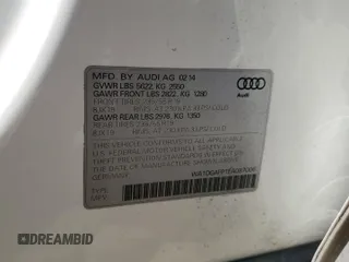 2014 Audi Q5 Premium Plus with VIN WA1DGAFP1EA087006, listed as a Copart auction lot 62254395 with 80,923 mi miles and Salvage title. Bid and sale history available at DreamBid. Image 12.