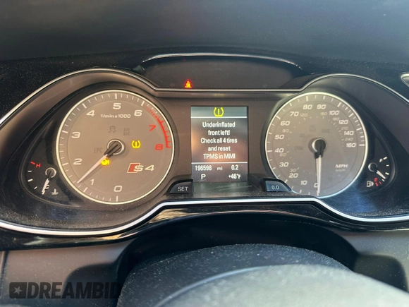 2015 Audi S4 Premium Plus with VIN WAUBGAFL6FA001584, listed as a Copart auction lot 83120324 with 196,598 mi miles and Clean Title. Bid and sale history available at carsss.com. Image 9.