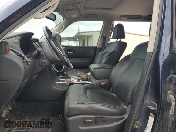 2020 Nissan Armada SL with VIN JN8AY2NDXL9107808, listed as a Copart auction lot 43818765 with 90,561 mi miles and Salvage Title. Bid and sale history available at carsss.com. Image 7.