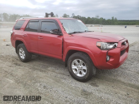 2018 Toyota 4Runner SR5 with VIN JTEZU5JR3J5187224, listed as a Copart auction lot 57596355 with 77,261 mi miles and Salvage title. Bid and sale history available at DreamBid. Image 4.