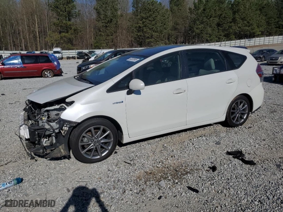 2017 Toyota Prius v Two with VIN JTDZN3EU1HJ055875, listed as a Copart auction lot 50333895 with 140,685 mi miles and Salvage Title. Bid and sale history available at carsss.com. Image 1.