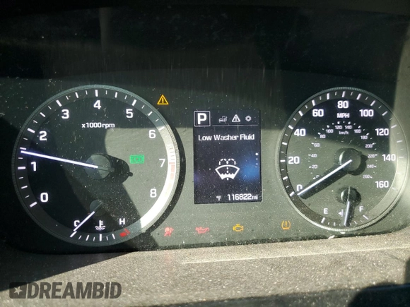2015 Hyundai Sonata 2.4L SE with VIN 5NPE24AF1FH004404, listed as a Copart auction lot 80731414 with 116,822 mi miles and Salvage Title. Bid and sale history available at carsss.com. Image 9.
