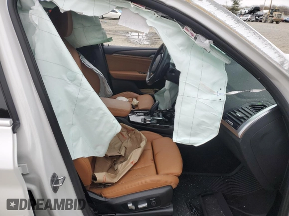 2021 BMW X3 xDrive30i with VIN 5UXTY5C08M9F38091, listed as a Copart auction lot 52566775 with Not Provided miles and Salvage Title. Bid and sale history available at DreamBid. Image 7.