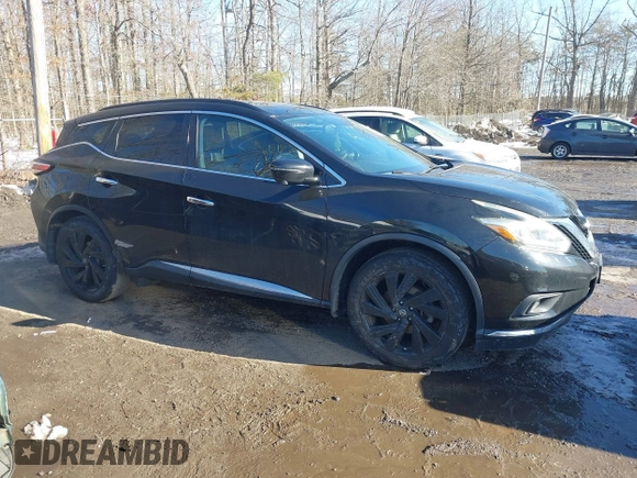 2017 Nissan Murano S with VIN 5N1AZ2MH1HN139408, listed as a IAAI auction lot 41298184 with 107,439 mi miles and . Bid and sale history available at DreamBid. Image 13.