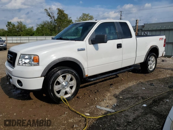 2007 Ford F-150 XLT with VIN 1FTPX14V47FA44659, listed as a Copart auction lot 59054065 with 129,453 mi miles and Salvage title. Bid and sale history available at DreamBid. Image 1.
