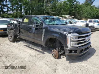 2024 Ford F-350 XL with VIN 1FT8W3BM1REC37101, listed as a Copart auction lot 56579605 with 34,858 mi miles and Salvage title. Bid and sale history available at DreamBid. Image 4.