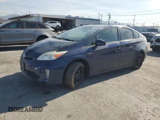 2013 Toyota Prius One with VIN JTDKN3DU1D0349859, listed as a Copart auction lot 45560535 with 167,136 mi miles and Salvage Title. Bid and sale history available at carsss.com. Image 1.
