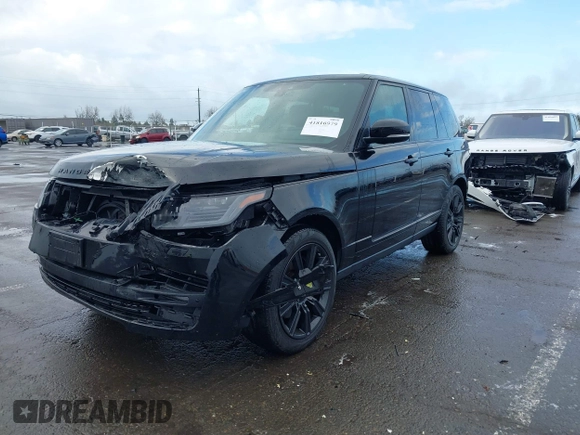 2021 Land Rover Range Rover Westminster with VIN SALGS2RU4MA453296, listed as a IAAI auction lot 41816979 with 13,018 mi miles and . Bid and sale history available at DreamBid. Image 18.