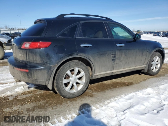 2007 Infiniti FX with VIN JNRAS08W07X202118, listed as a Copart auction lot 49879125 with 313,136 mi miles and Salvage title. Bid and sale history available at DreamBid. Image 3.
