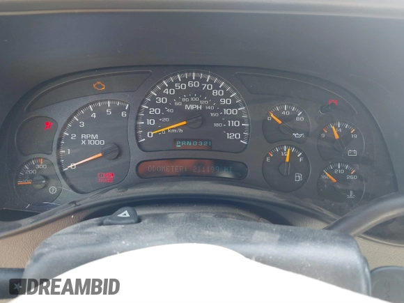 2005 GMC Yukon XL SLT with VIN 3GKGK26G35G191865, listed as a IAAI auction lot 41773994 with 211,199 mi miles. Bid and sale history available at carsss.com. Image 7.