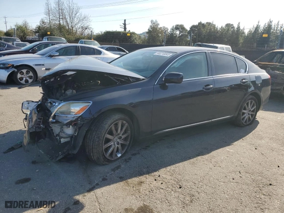 2007 Lexus GS 350 with VIN JTHCE96S170003848, listed as a Copart auction lot 48216845 with 0 mi miles and Salvage Title. Bid and sale history available at carsss.com. Image 1.