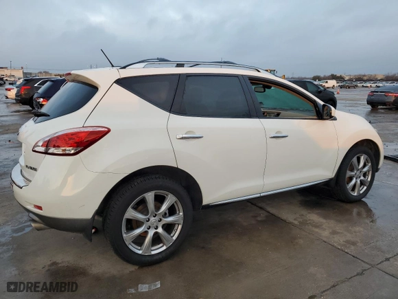 2014 Nissan Murano SV with VIN JN8AZ1MU4EW413772, listed as a Copart auction lot 43828715 with 143,286 mi miles and Salvage Title. Bid and sale history available at carsss.com. Image 3.
