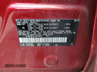 2018 Toyota RAV4 LE with VIN 2T3BFREVXJW838680, listed as a Copart auction lot 61452055 with 79,016 mi miles and Salvage title. Bid and sale history available at DreamBid. Image 13.